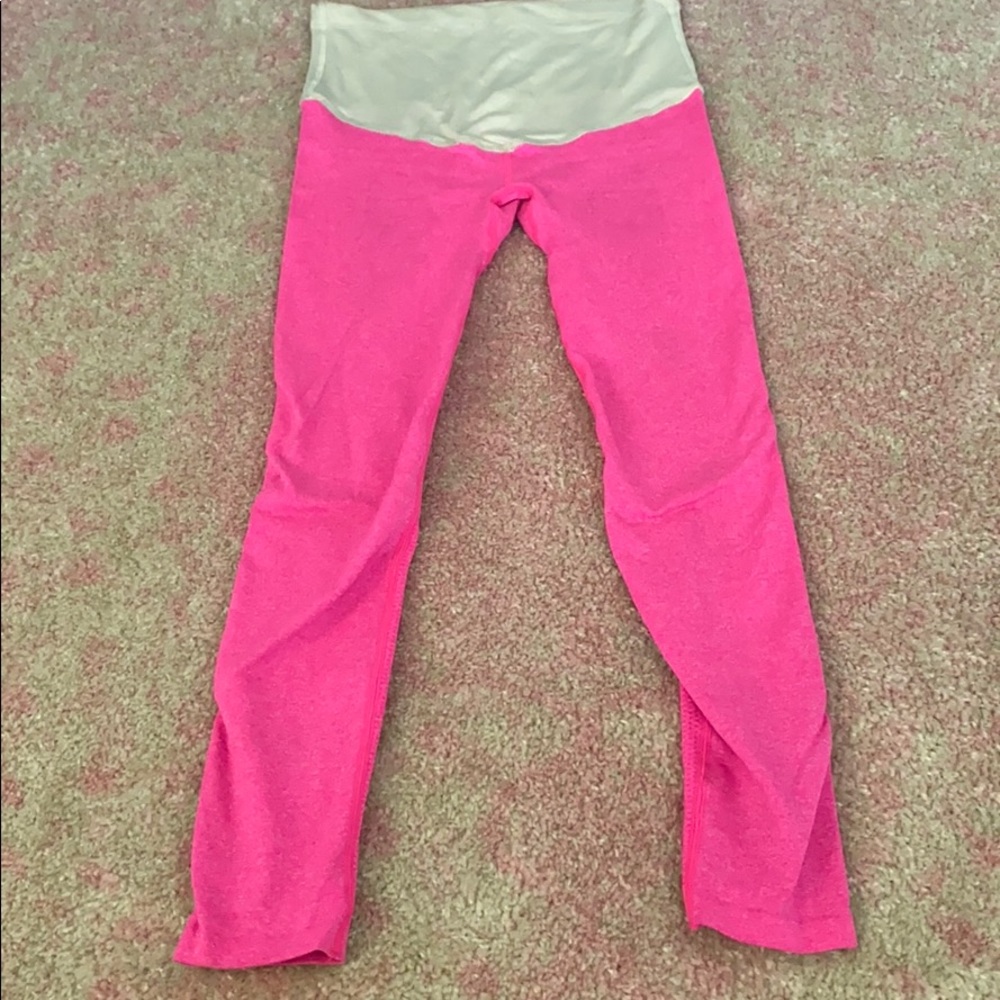 Hot Pink Maternity Leggings